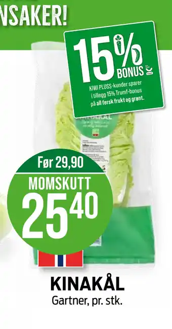 Kiwi KINAKÅL tilbud