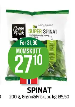Kiwi SPINAT tilbud