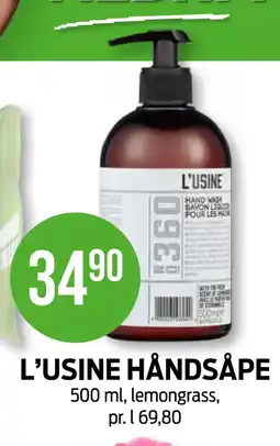 Kiwi L’USINE HÅNDSÅPE tilbud