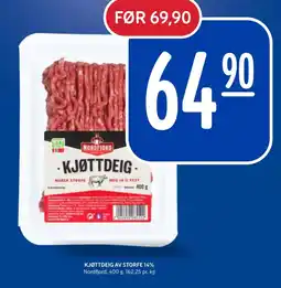 Rema 1000 Kjøttdeig av storfe tilbud
