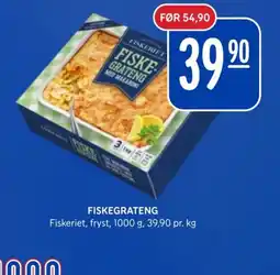 Rema 1000 Fiskegrateng tilbud