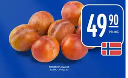 Rema 1000 Norske plommer tilbud