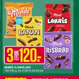 Europris Minde sjokolade tilbud