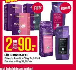 Europris Löfbergs kaffe tilbud
