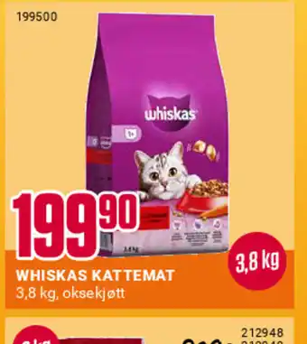 Europris Whiskas kattemat tilbud