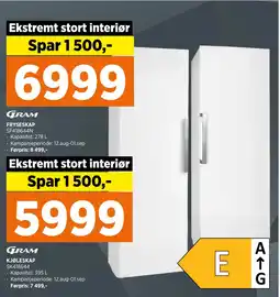 POWER KJØLESKAP tilbud