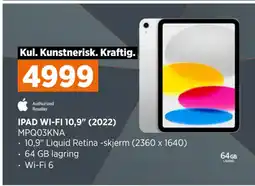 POWER IPAD WI-FI 10,9 (2022) tilbud