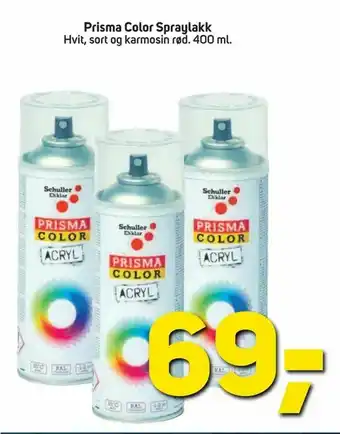 Megaflis Prisma Color Spraylakk tilbud