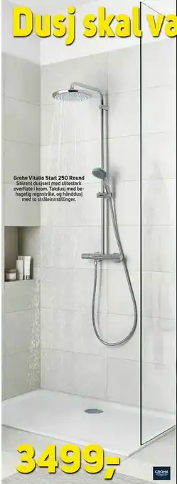 Megaflis Grohe Vitalio Start 250 Round tilbud
