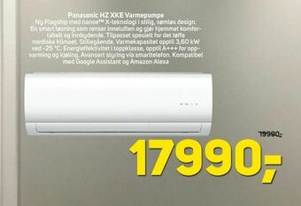 Megaflis Panasonic HZ XKE Varmepumpe tilbud