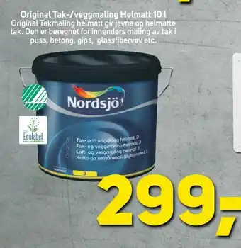Megaflis Original Tak-/veggmaling Helmatt tilbud