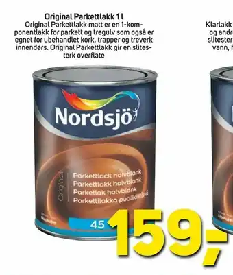 Megaflis Original Parkettlakk 1 l tilbud
