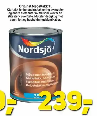 Megaflis Original Møbellakk 1 l tilbud