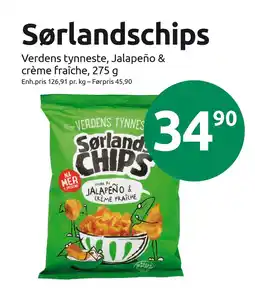 Joker Sørlandschips tilbud