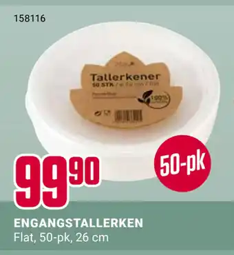 Europris ENGANGSTALLERKEN tilbud