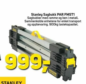 Megaflis Stanley Sagbukk Par fmst1 tilbud