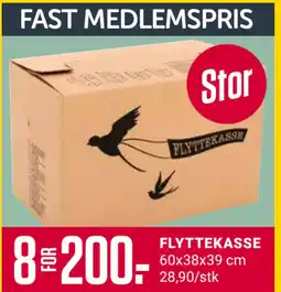 Europris FLYTTEKASSE tilbud