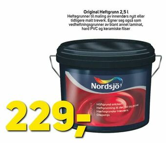 Megaflis Original Heftgrunn 2,5 l tilbud