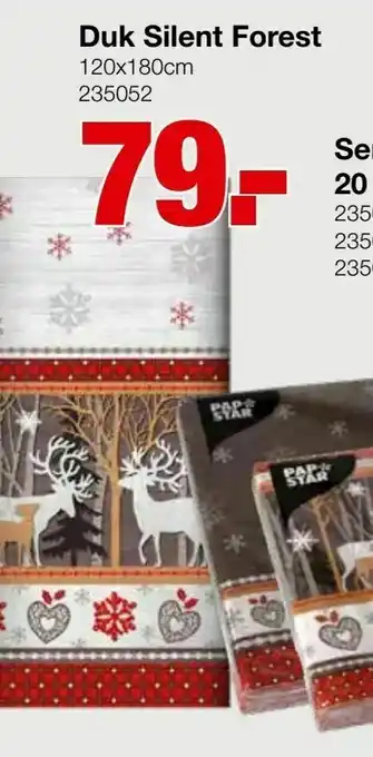 Staples Duk Silent Forest tilbud