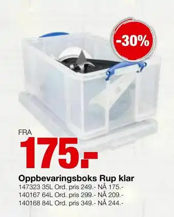 Staples Oppbevaringsboks Rup klar tilbud