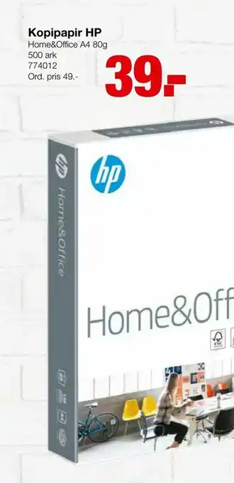 Staples Kopipapir HP tilbud