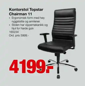 Staples Kontorstol Topstar Chairman 11 tilbud