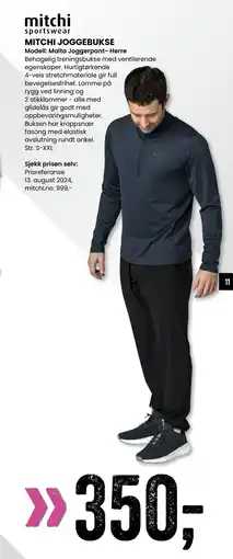 Sport Outlet MITCHI JOGGEBUKSE tilbud