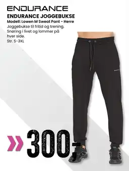 Sport Outlet ENDURANCE JOGGEBUKSE tilbud