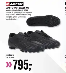 Sport Outlet LOTTO FOTBALLSKO tilbud