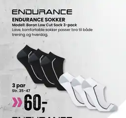 Sport Outlet ENDURANCE SOKKER tilbud