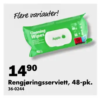 Biltema Rengjøringsserviett, 48-pk tilbud