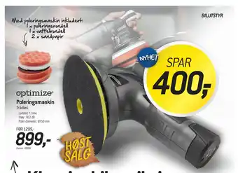 Thansen Poleringsmaskin tilbud