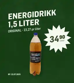 Energidrikk 1,5 liter