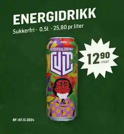 Holdbart Energidrikk tilbud
