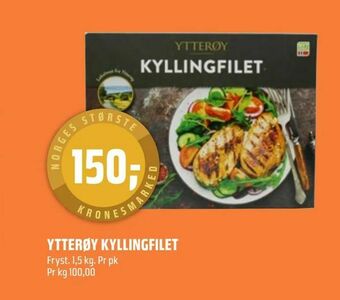 Coop Obs Ytterøy kyllingfilet tilbud