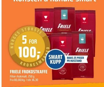 Coop Obs Friele frokostkaffe tilbud