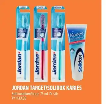 Coop Obs Jordan target/solidox karies tilbud