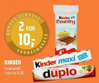 Coop Obs Kinder tilbud