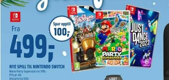 Coop Obs Nye spill til nintendo switch tilbud