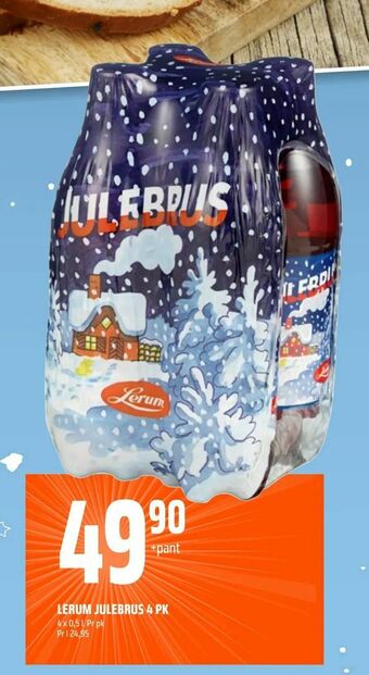 Lerum julebrus 4 pk