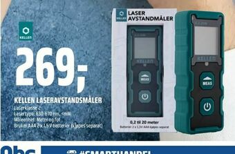 Coop Obs Kellen laseravstandsmåler tilbud