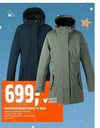 Coop Obs Northpeak darmie parkas til dame tilbud
