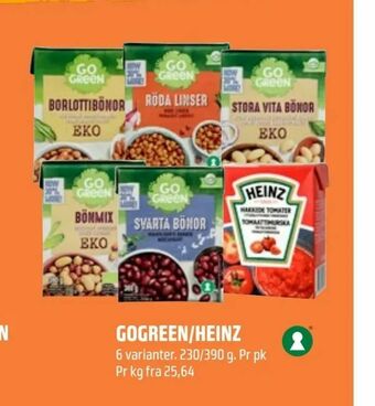 Coop Obs Gogreen/heinz tilbud