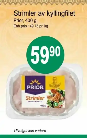Joker Strimler av kyllingfilet tilbud