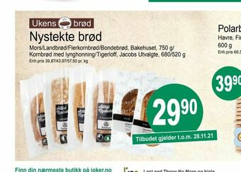Joker Nystekte brød tilbud
