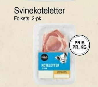 Joker Svinekoteletter tilbud