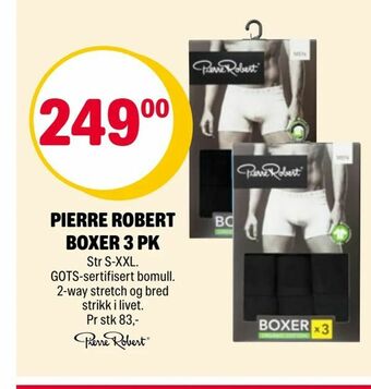 Coop Extra Pierre robert boxer 3 pk tilbud