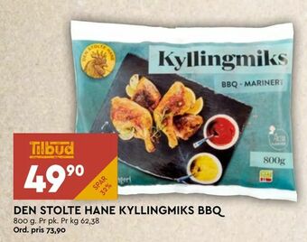 Coop Mega Den stolte hane kyllingmiks bbq tilbud