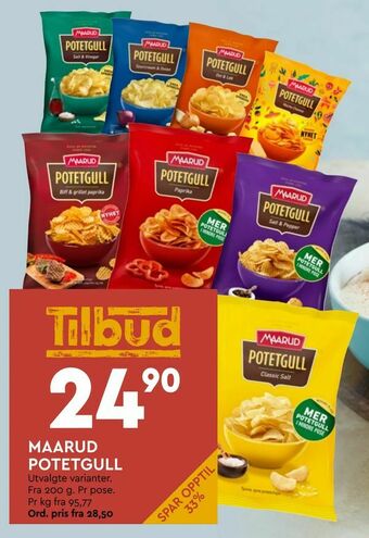 Coop Mega Maarud potetgull tilbud