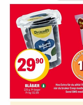 Coop Extra Blåbær tilbud